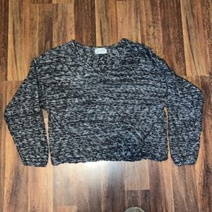 Black and white sweater